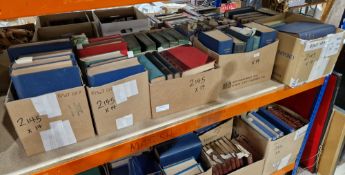 Large quantity of yacht related books including Yachting Monthly, The Yachtsman, The Register of