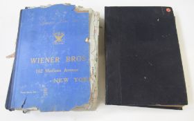 Wiener Bros, 102 Madison Avenue, New York, Spring Line 1934 lace sample book, comprising