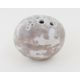 Alan Wallwork (1931-2019), a stoneware small pod shaped vessel, pierced with circular apertures, - Image 1 of 3