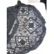 Victorian capelet heavily embellished with faux jet beads, faux jet fringe, rosettes, bearing - Image 2 of 5