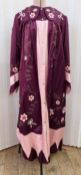 An elaborately embroidered 1920's style coat, this is labelled The C.E. Ward Co. Regalia