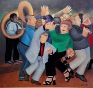 After Beryl Cook (1926-2008) Colour print 