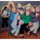 After Beryl Cook (1926-2008) Colour print "Jiving to Jazz", full colour limited edition print on - Image 1 of 4