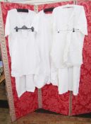 Various Victorian/Edwardian undergarments to include four pairs of cotton bloomers, two small