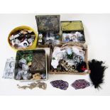 Large quantity of assorted buttons, vintage and earlier, to include bakelite, wooden, Victorian,