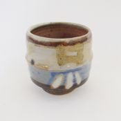 Seth Cardew (1934-2016) for Wenford Bridge Pottery, a stoneware yunomi with resist and slip