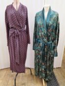 Gents dressing gown, cotton, labelled 'Dressage Paul Costelloe', a gents dressing gown with