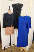 Designer - a short dark blue jacket, labelled Somerset by Alice Temperley, with double breasted