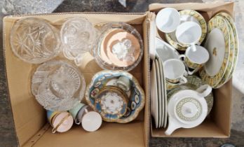 Wedgwood Home Terrace pattern part tea and dinner service, including teapot and sauceboat,