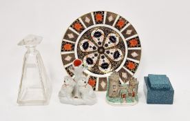 Royal Crown Derby imari pattern dinner-plate, 20th century, a factory second, with cancelled printed