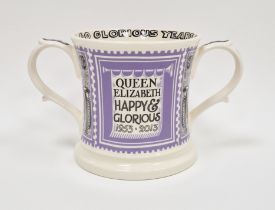 Emma Bridgewater pottery two-handled commemorative loving-cup, printed marks, made to commemorate