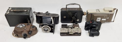 Cine Kodak Eight model 20 cine camera, together with other camera including The Revere 8mm model