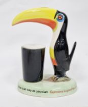 Reproduction 'Carlton Ware'-style pottery Guinness Toucan lamp base, spurious printed Carlton Ware/