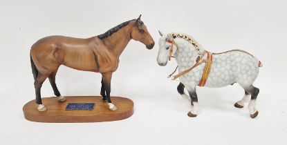Beswick Pottery Connoisseur model of Nijinsky, printed black factory marks, 1970 winner of the