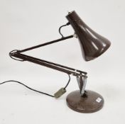 Mid-century Anglepoise Lighting Limited desk lamp, model 90, manufactured by Herbert Terry, with
