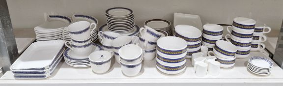 Royal Doulton British Airways for Concorde part tea and dinner service, printed grey factory