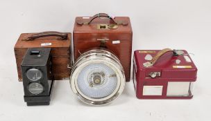 Skymaster Ghost pigeon timer, no. A4800, fitted in wooden case, together with Swiss STB electronic