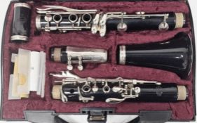 French Buffet Crampon B12 student clarinet, serial no. 480579, fitted in a hard case