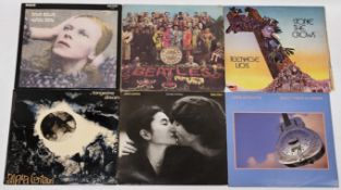 Quantity of rock and pop vinyl LPs including a first press Sgt. Peppers Lonely Hearts Club Band, The
