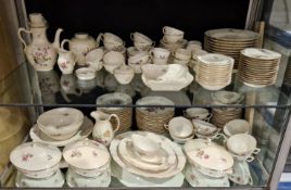 LOT WITHDRAWN Large Royal Copenhagen Frijsenborg pattern part dinner and breakfast service, 20th