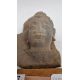 Carved stone Bodhisattva head fragment, possibly Gandhara region & 4th Century, the hair with - Image 5 of 11