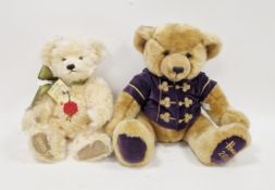 Hermann limited edition ' Musical Teddy Symphony ' golden mohair teddy bear with musical movement,