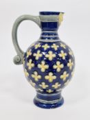 Minton majolica mask jug, impressed date code for 1873, MINTONS, shape no. 596/24, with mask