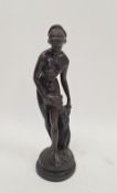 After Etienne-Maurice Falconet (1716-1791), late 19th/early 20th century bronze figure titled '