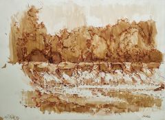 Don McKinley (1929-2017) Inks and watercolour 