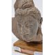 Carved stone Bodhisattva head fragment, possibly Gandhara region & 4th Century, the hair with - Image 8 of 11