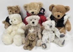 Two Dean's Rag Book Company limited edition mohair teddy bears, including Rex no. 192/300 and Toby