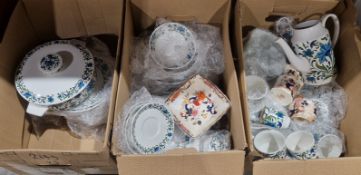 Collection of Midwinter Spanish Garden dinner and teaware, including tureens, cups, saucers, plates,