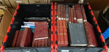 Large quantity of Heron volumes, boxed set of the Oxford Library of Words of Phrases and other