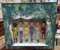 Hand-built puppet theatre based on the BBC Gardeners' World featuring the presenters Monty Don, Adam