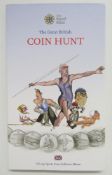 2012 UK Olympics 50p coins – full set (29 coins) and Royal Mint medallion in 'The Great British Coin