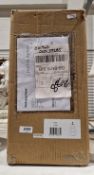 Unopened Perch and Parrow Monroe green ceramic table lamp, product no.111, Studiette Handicrafts
