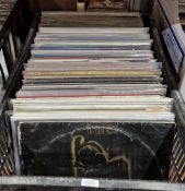 Collection of vinyl LP albums including jazz, rock and pop, soul, comedy and soundtracks including