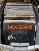 Collection of rock, folk and world rock vinyl LPs from a variety of artists including Frehey's