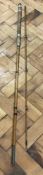 A Two-Section Split-Cane Bamboo Fishing Rod