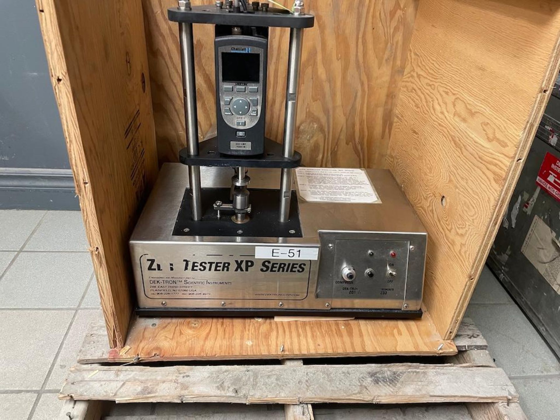 DEK-TRON SCIENTIFIC INSTRUMENTS ZDT TESTER XP SERIES [LAB]