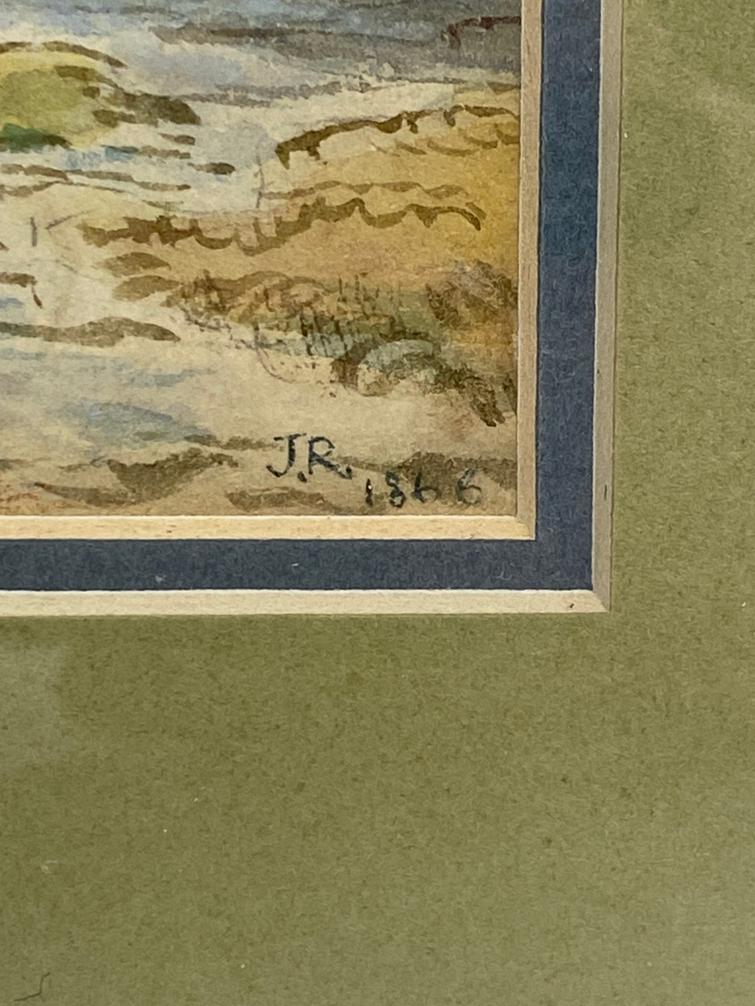 A 19th century watercolour after the original painting titled 'The First Peep of Grasmere from the - Image 3 of 4