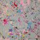 A contemporary Abstract Expressionist style oil action painting on canvas in the manner of Jackson - Image 3 of 4