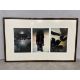 Three contemporary abstract photographic prints framed as a triptych. 111x67cm. - Image 1 of 5