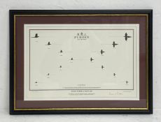 Laurent Bertin (b.1954), a contemporary lithograph titled 'Eye Bird Shooting' 1998 for Purdey & Sons