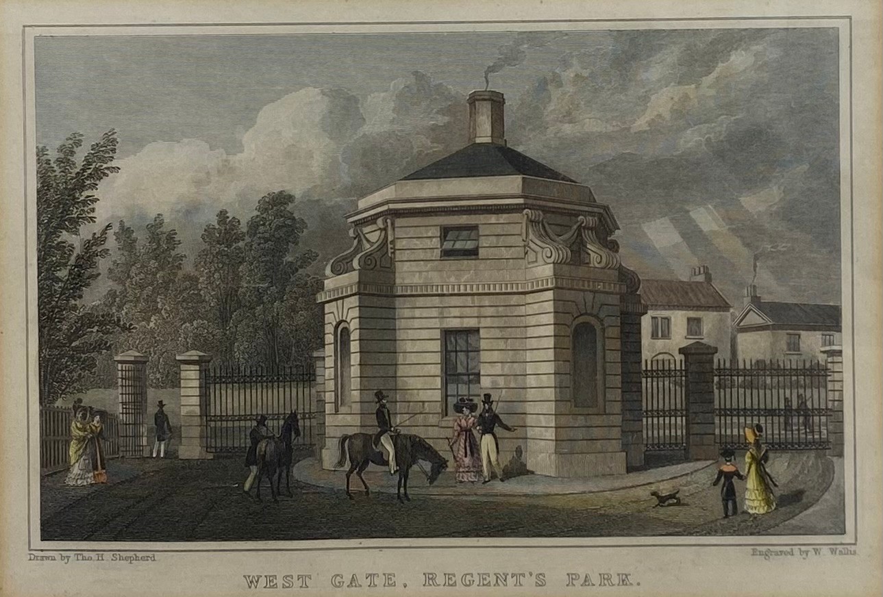 Five 19th century and later hand coloured engravings. All framed and glazed. H.28 W.38cm largest - Image 5 of 7
