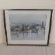 T Gordon Moffat, ink and wash, Lake Annecy, signed and inscribed to the reverse. 53x45cm. - Image 2 of 6