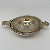 A Millenium stamped 925 sterling silver hallmarked Asprey & Garrard Armada dish together with a