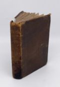 An early 19th century leather bound New Edition copy of 'The Art of Cookery Made Plain and Easy'