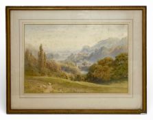 Harry Sutton Palmer (1854-1933), a 19th century watercolour landscape, signed bottom left in a