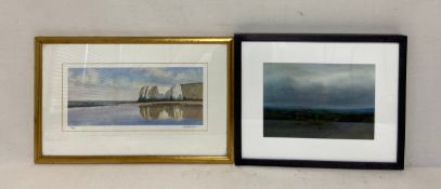 A contemporary signed limited edition lithograph by M. C. Alexander together with another